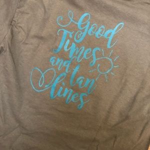 Southern Sass Good Times and Tan lines t-shirt